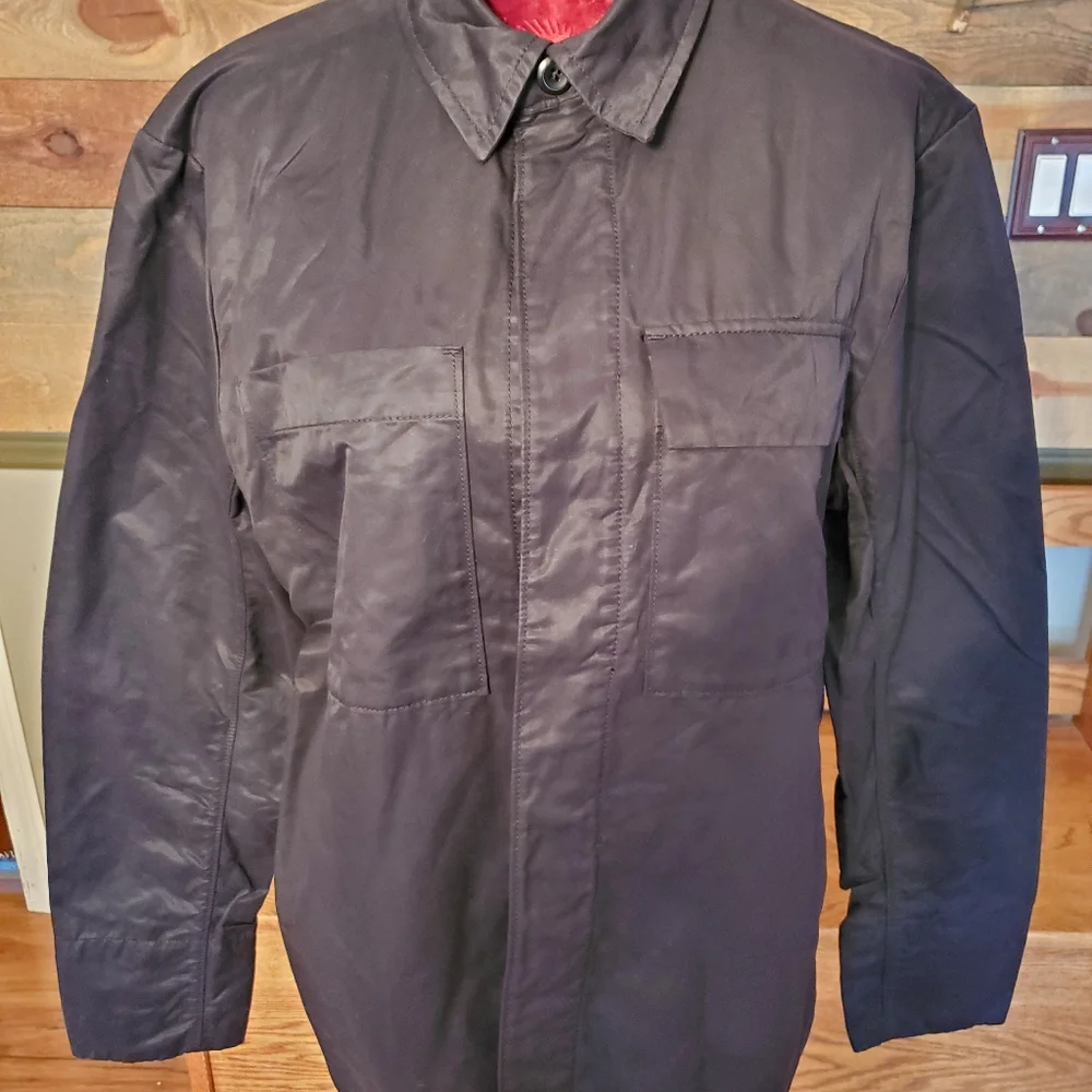 Banana Republic Black Water Resistant Shirt/Jacket